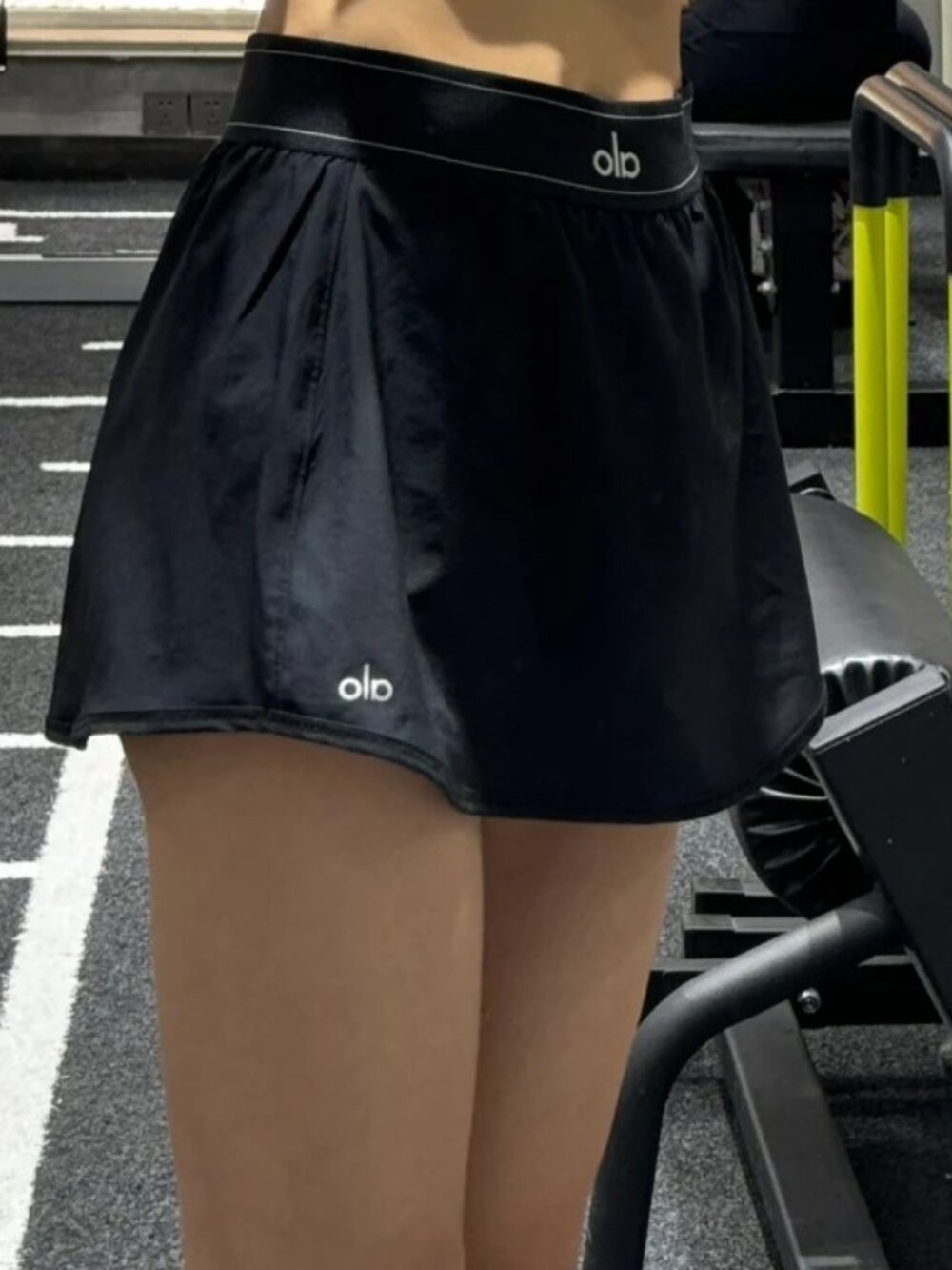 Black ALO Yoga  Match Point Tennis Skirt 😎NWT 🖤High Waist Athletic Skirt (S/M)